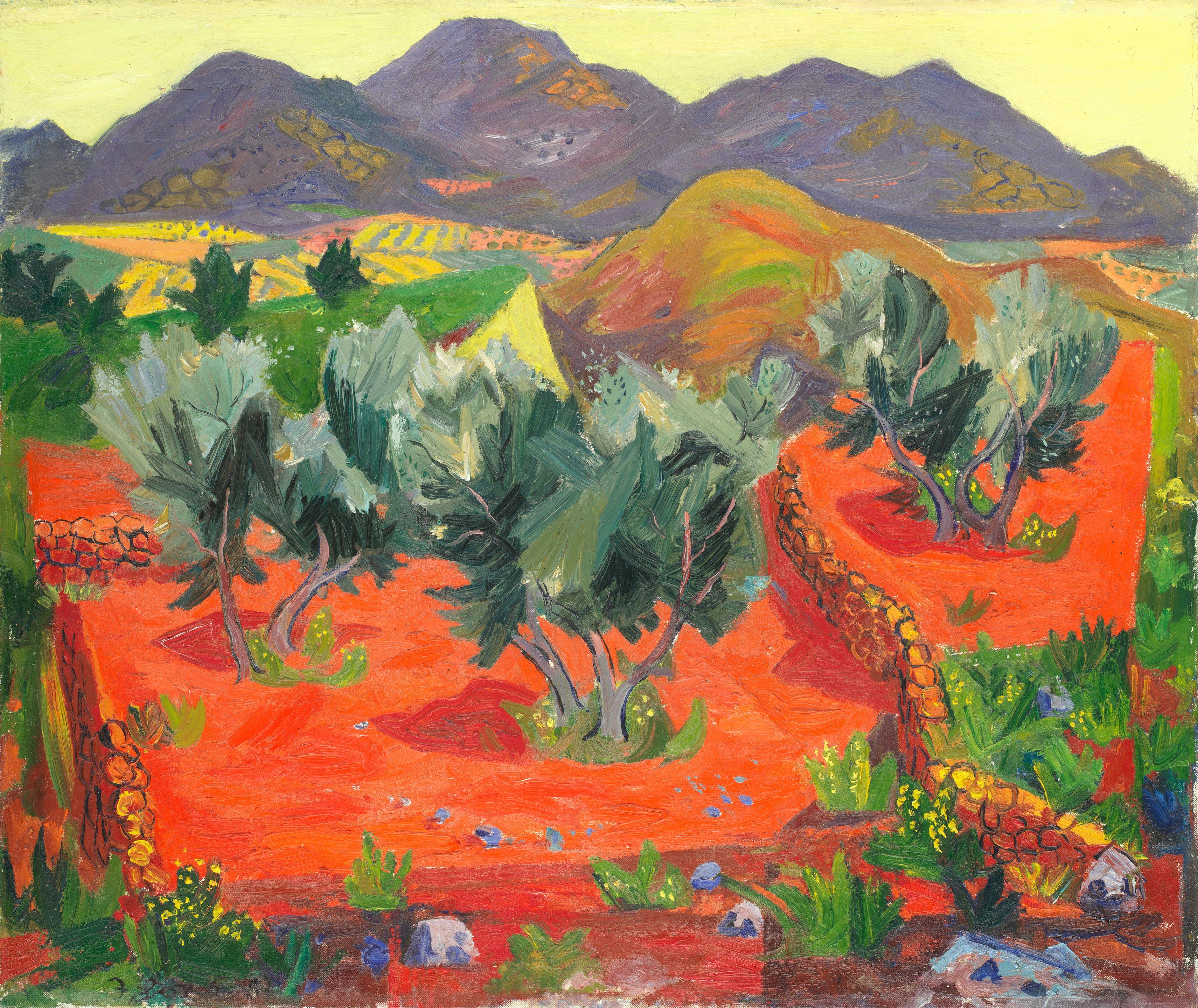 Frederick Gore C.B.E, R.A - The Red Field