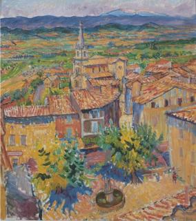 Frederick Gore, R.A. - Bonnieux Village