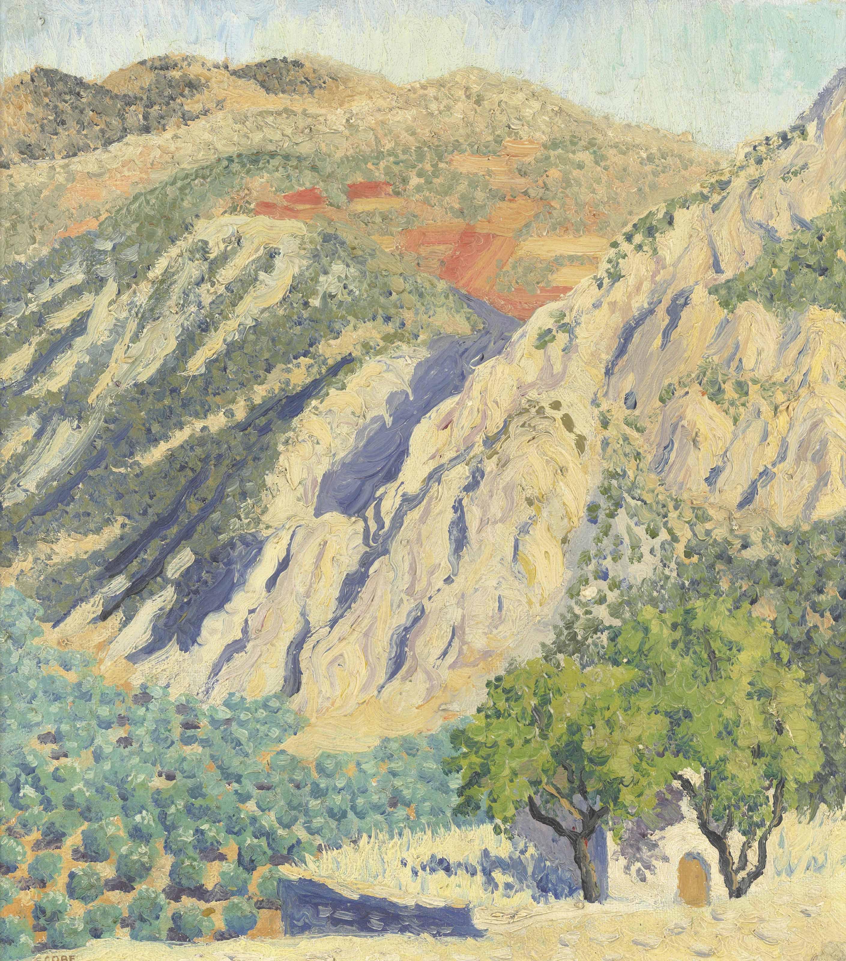 Frederick Gore, R.A. - The olive grove