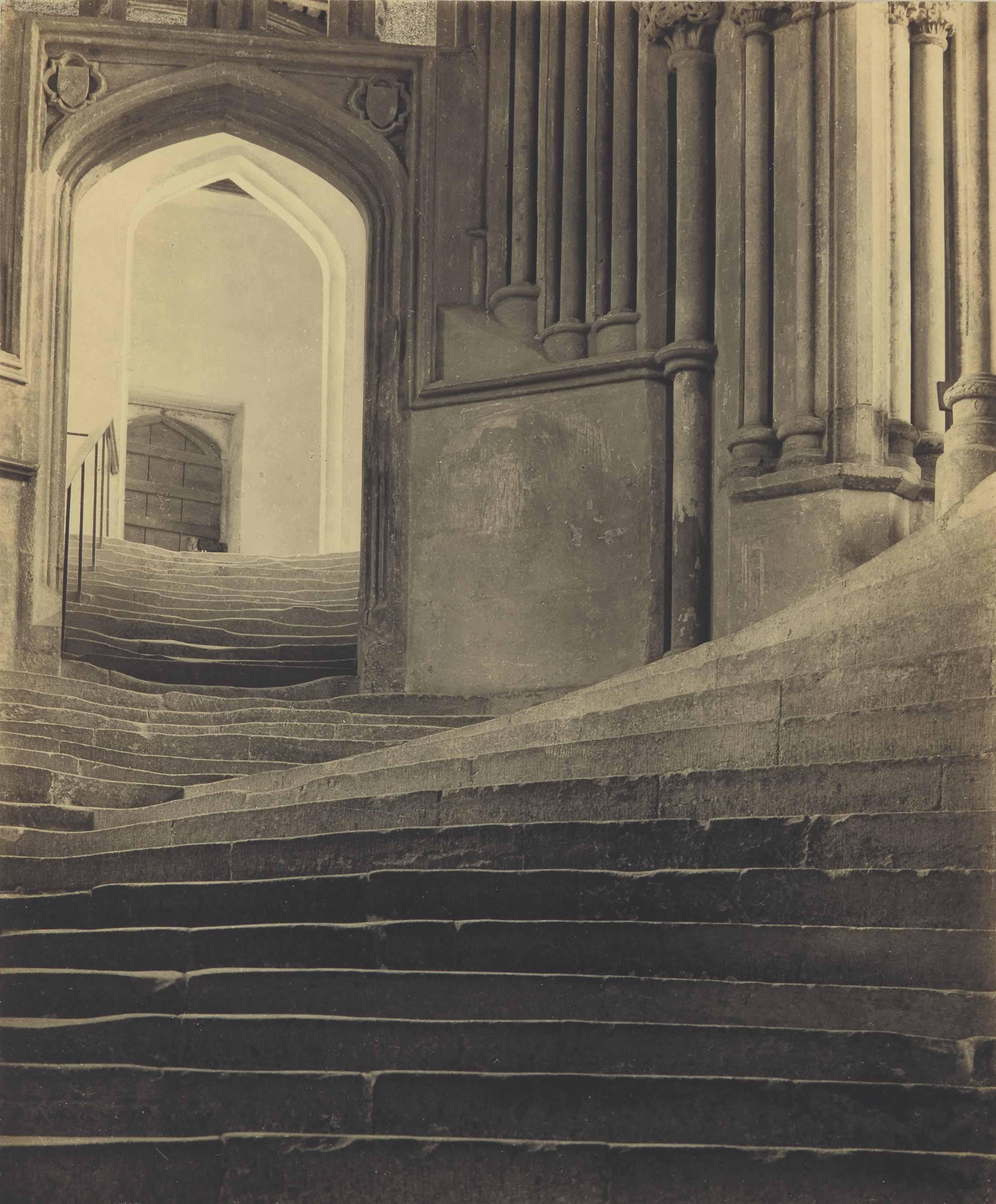 Frederick H. Evans - \'A Sea Of Steps\', Wells Cathedral, Steps To Chapter House, 1903