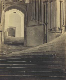 Frederick H. Evans - \'A Sea Of Steps\', Wells Cathedral, Steps To Chapter House, 1903