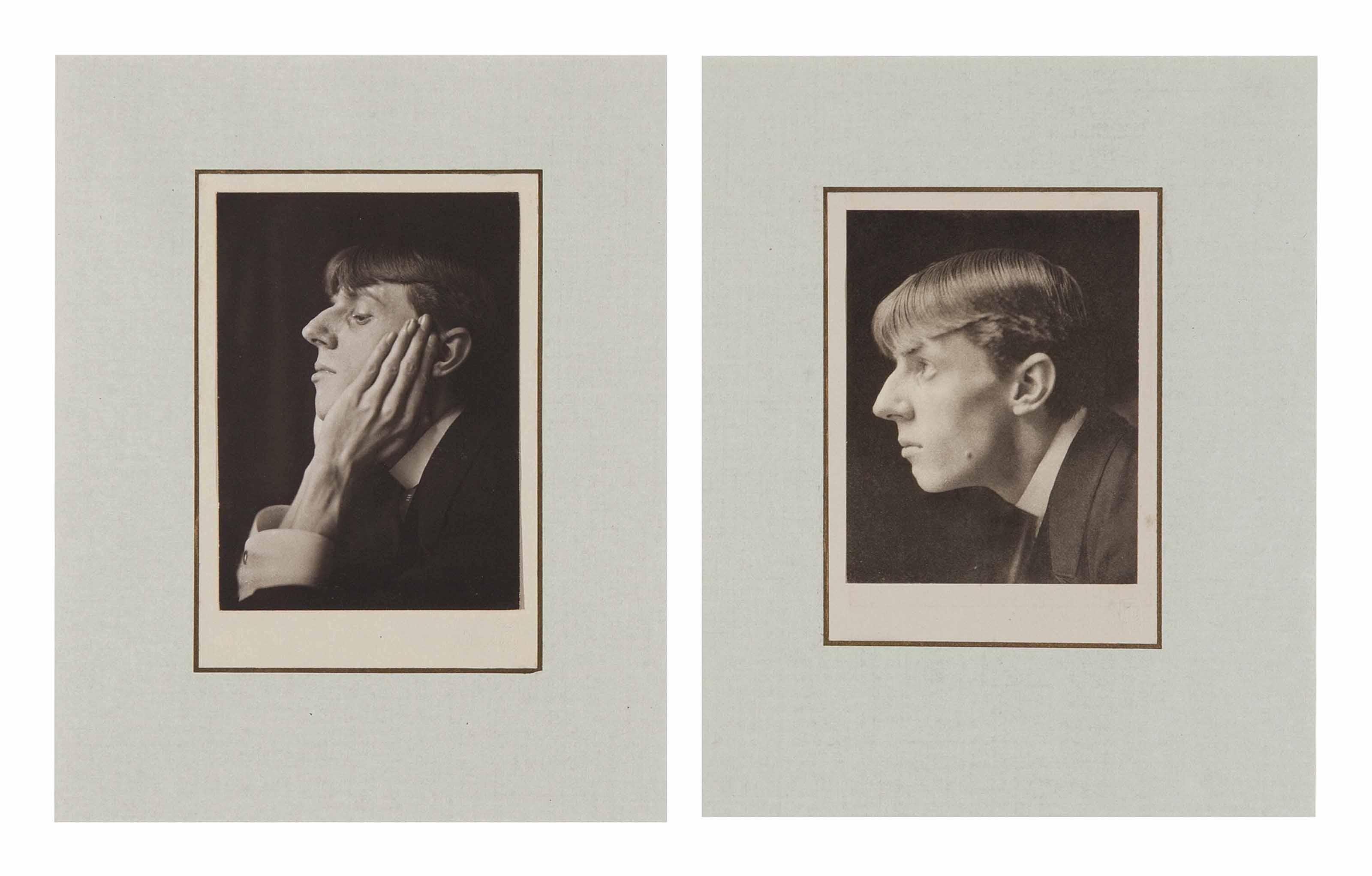 Frederick H. Evans - Double Portrait of Aubrey Beardsley, 1894