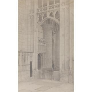 Frederick H. Evans - \'North Transept From St. Paul\'S Chapel, Gloucester Cathedral\', C. 1900