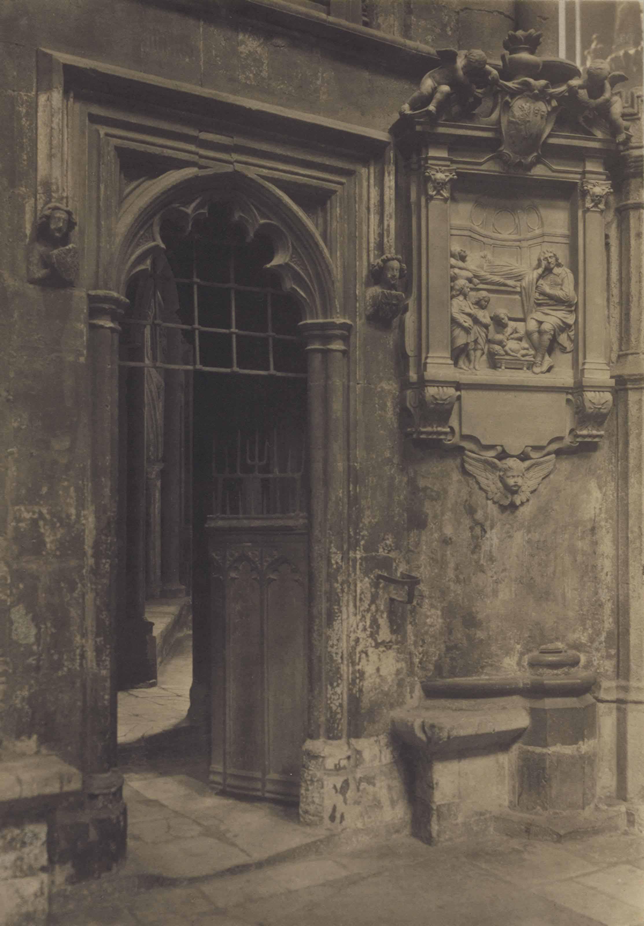 Frederick H. Evans - Westminster Abbey, North Ambulatory, Chapel of St. Erasmus, 1911