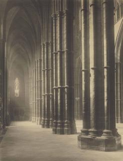 Frederick H. Evans - Westminster Abbey, South Aisle and into Nave, 1911