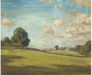 Frederick Hall - Across the valley, Storrington