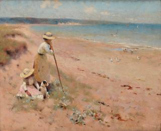 Frederick Hall - English coastal scene