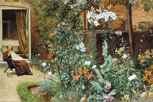Frederick Hamilton Jackson - In The Garden