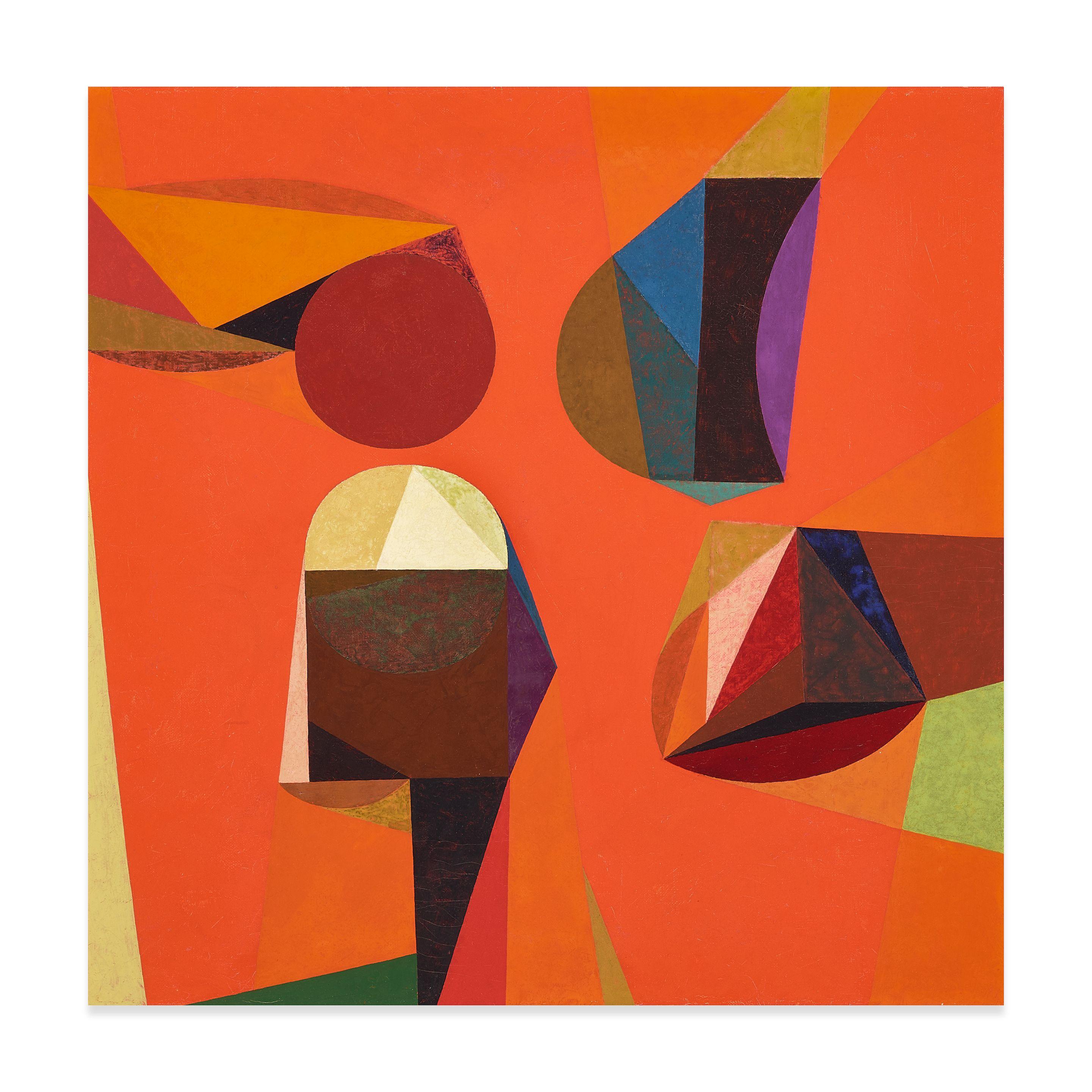 Frederick Hammersley - On red, 1958