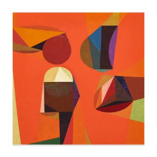 Frederick Hammersley - On red, 1958