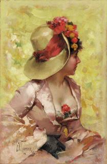 Frederick Hendrik Kaemmerer - An elegant lady