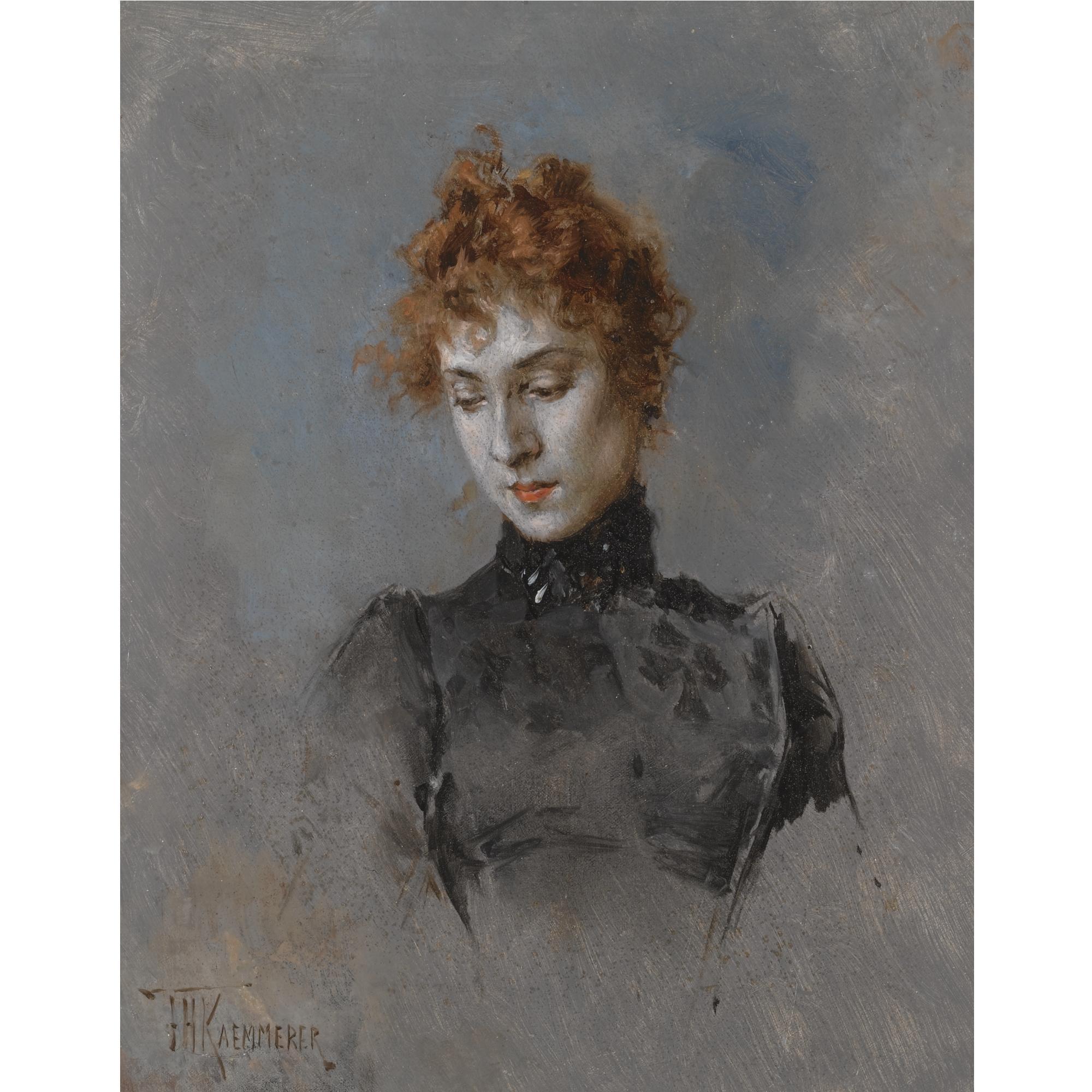 Frederick Hendrik Kaemmerer - Portrait Of A Lady