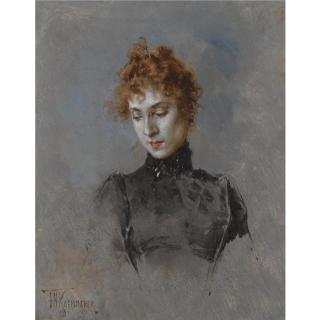 Frederick Hendrik Kaemmerer - Portrait Of A Lady
