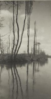 Frederick Henry Evans - \'Poplars On A French River\', C. 1900