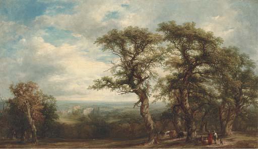 Frederick Henry Henshaw - Kenilworth Castle from Woodhall Road, Warwickshire