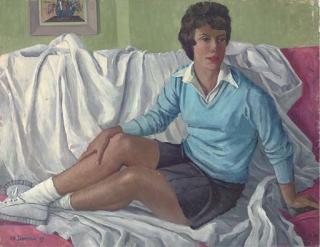 Frederick Henry Stonham, F.R.S.A. - Christine on the couch
