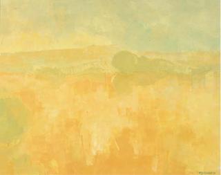 Frederick Henry Stonham, F.R.S.A. - Yellow landscape