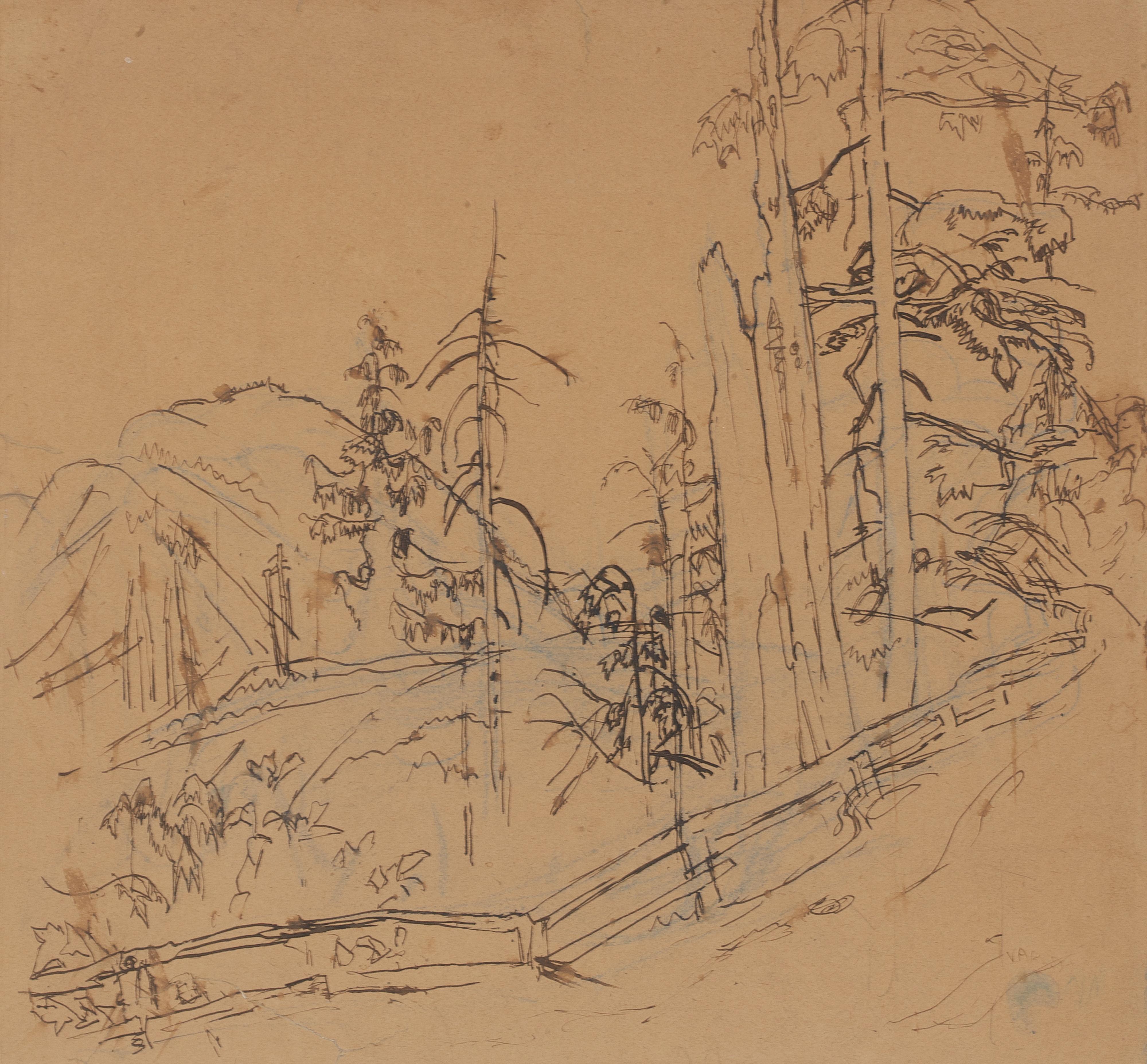 Frederick Horsman Varley - Mountain Road, B.C.