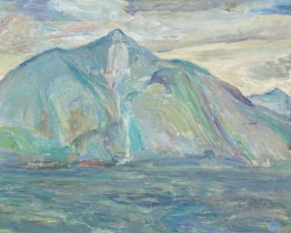 Frederick Horsman Varley - Steeple Mountain - Kootenay Lake