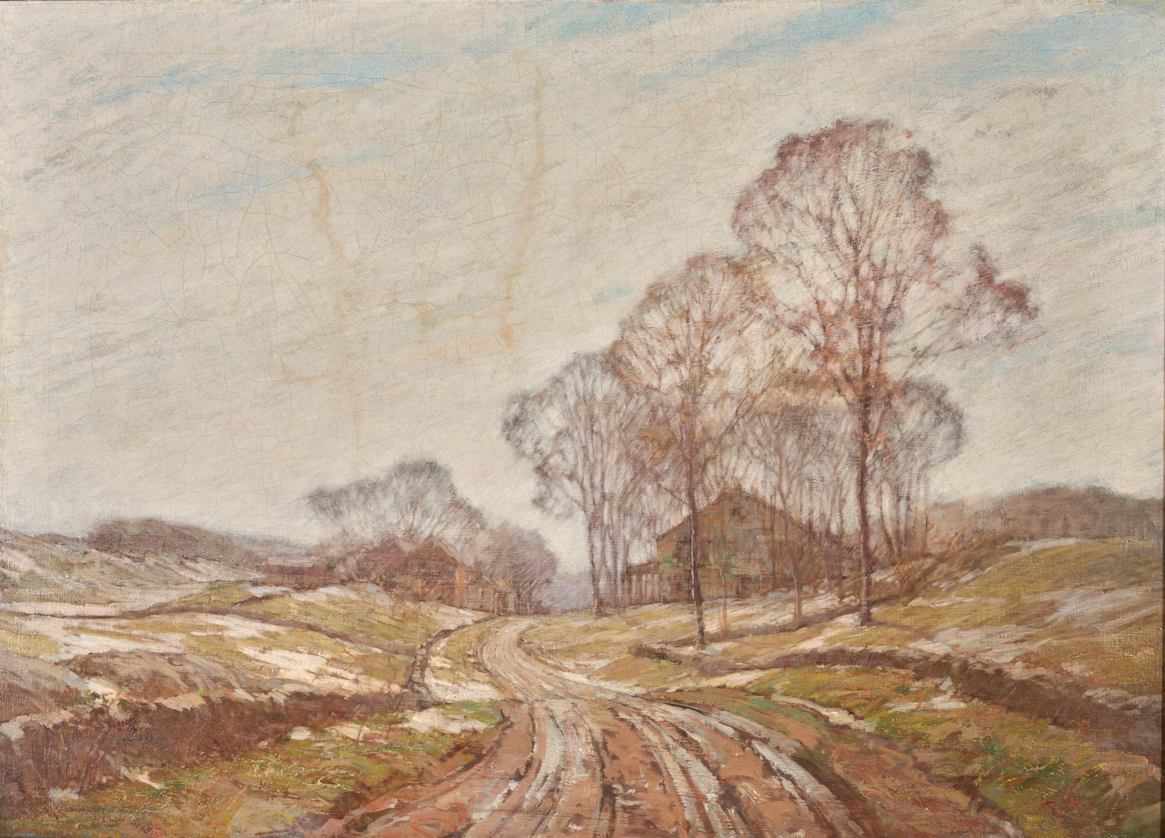 Frederick J. Mulhaupt - Country Road in Winter