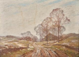 Frederick J. Mulhaupt - Country Road in Winter