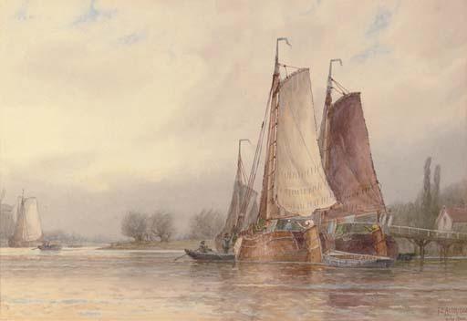 Frederick James Aldridge - On the Maas