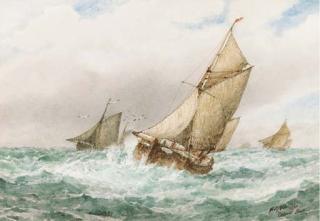 Frederick James Aldridge - Ostende boats