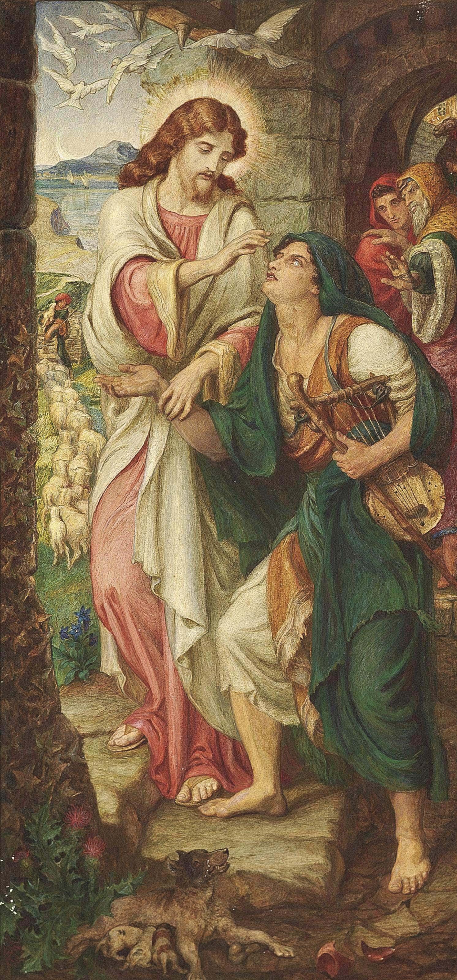 Frederick James Shields - Christ leads the Blind Man out of Bethsaida