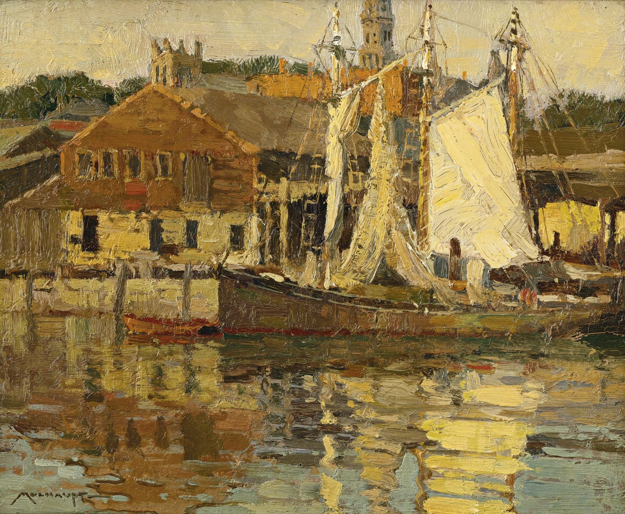 Frederick John Mulhaupt - Atlantis Wharf, Gloucester, Massachusetts