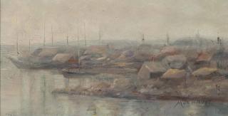 Frederick John Mulhaupt - Seaside village