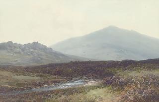 Frederick John Widgery - A Moorland Landscape