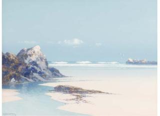 Frederick John Widgery - Near Perranporth, North Cornwall
