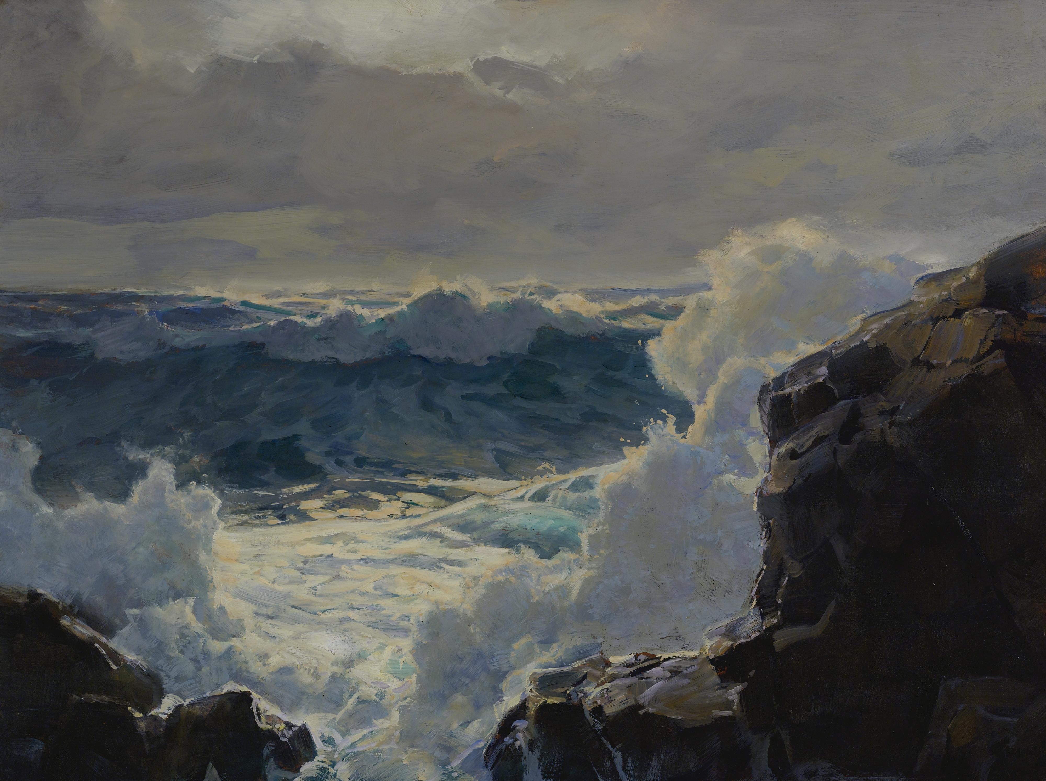 Frederick Judd Waugh - Breaking Waves