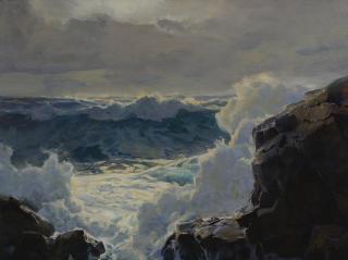 Frederick Judd Waugh - Breaking Waves