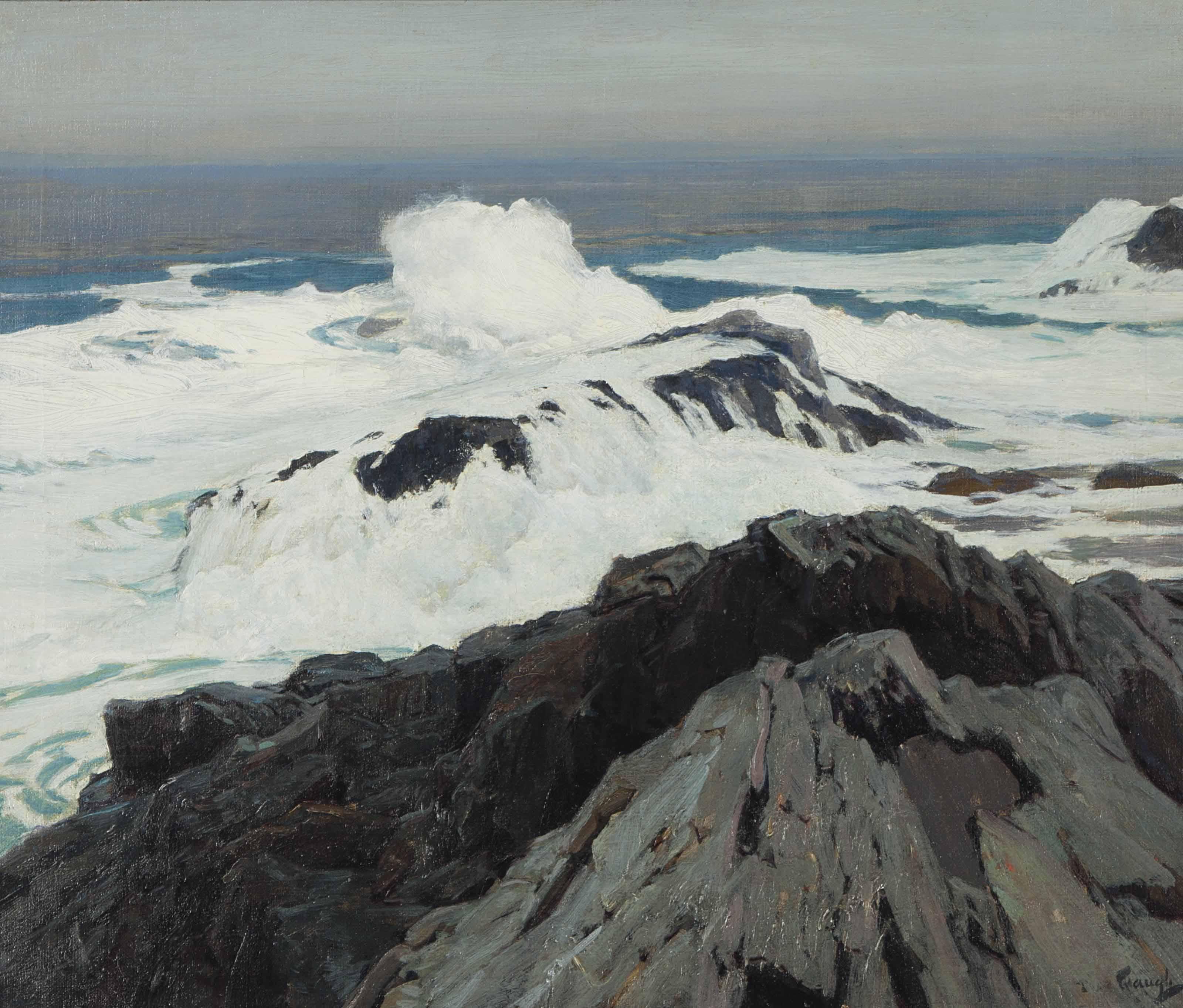 Frederick Judd Waugh - New England Seascape
