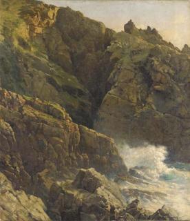 Frederick Judd Waugh - Rocky Cliffs