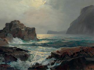 Frederick Judd Waugh - Rocky Coast