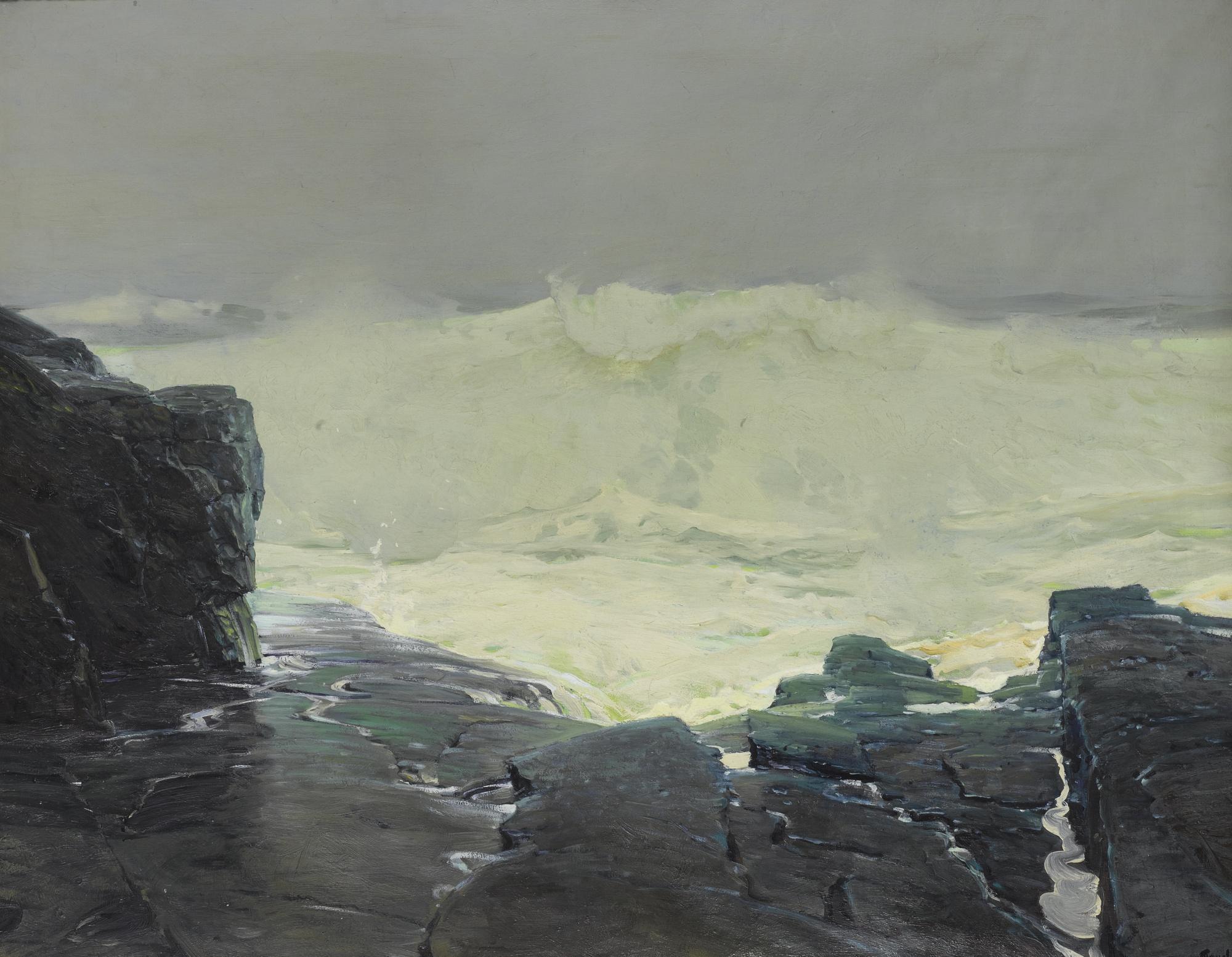 Frederick Judd Waugh - Surf And Fog; Monhegan Maine