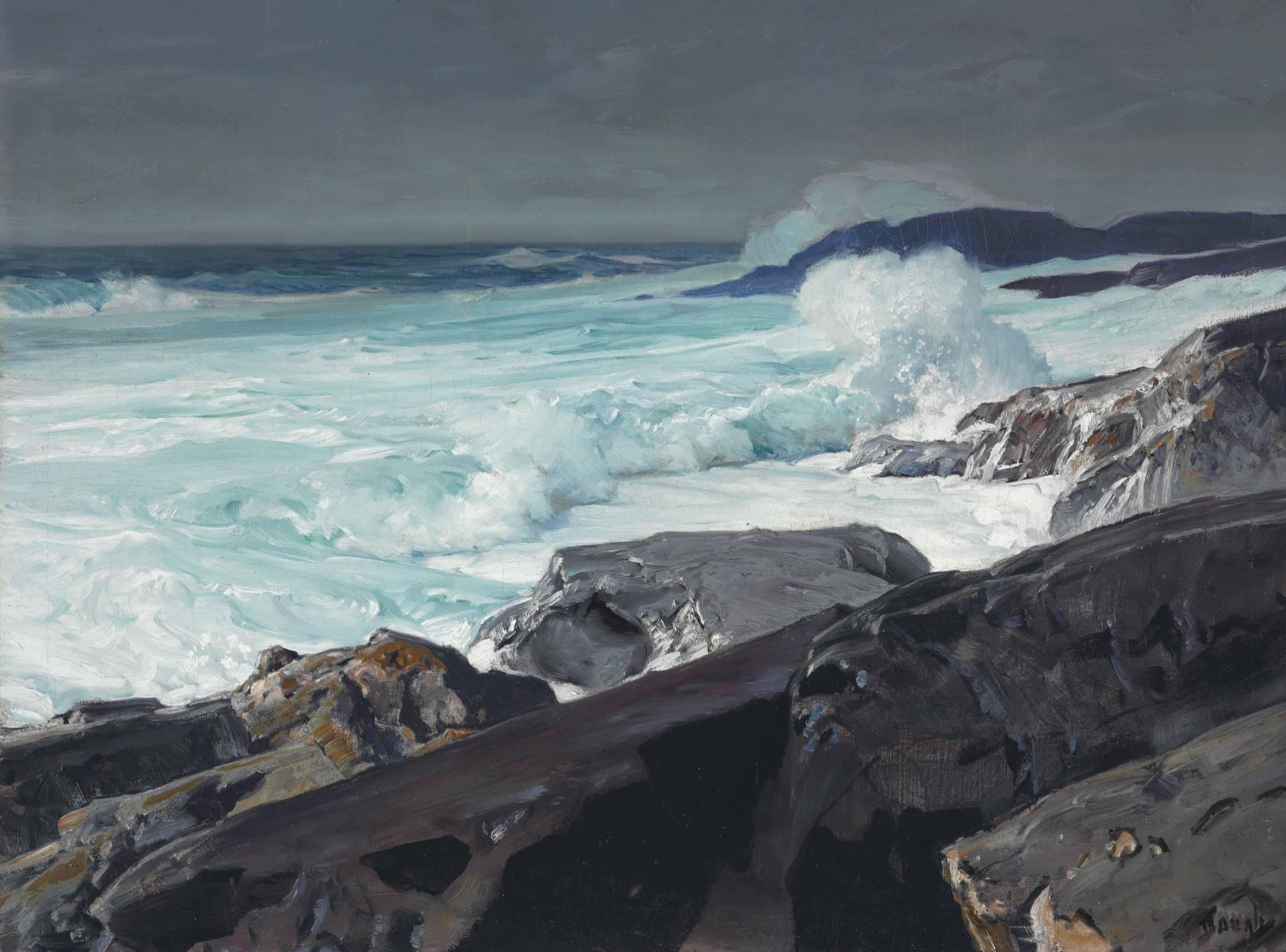 Frederick Judd Waugh - Surf on the Roaring Main