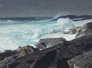 Frederick Judd Waugh - Surf on the Roaring Main