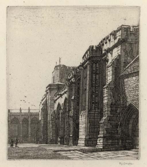 Frederick Landseer Griggs RA - The Palace (Wright 17v)