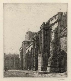 Frederick Landseer Griggs RA - The Palace (Wright 17v)