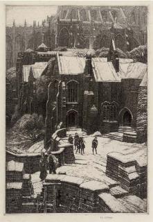 Frederick Landseer Maur Griggs - The Almonry (C. 34v)