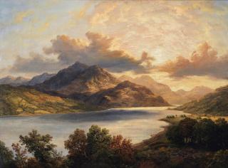 Frederick Lee Bridell - The break of day, Chiemsee, Bavaria