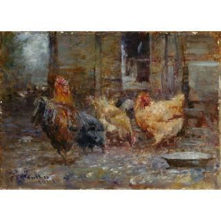 Frederick Mccubbin - Australian Chickens