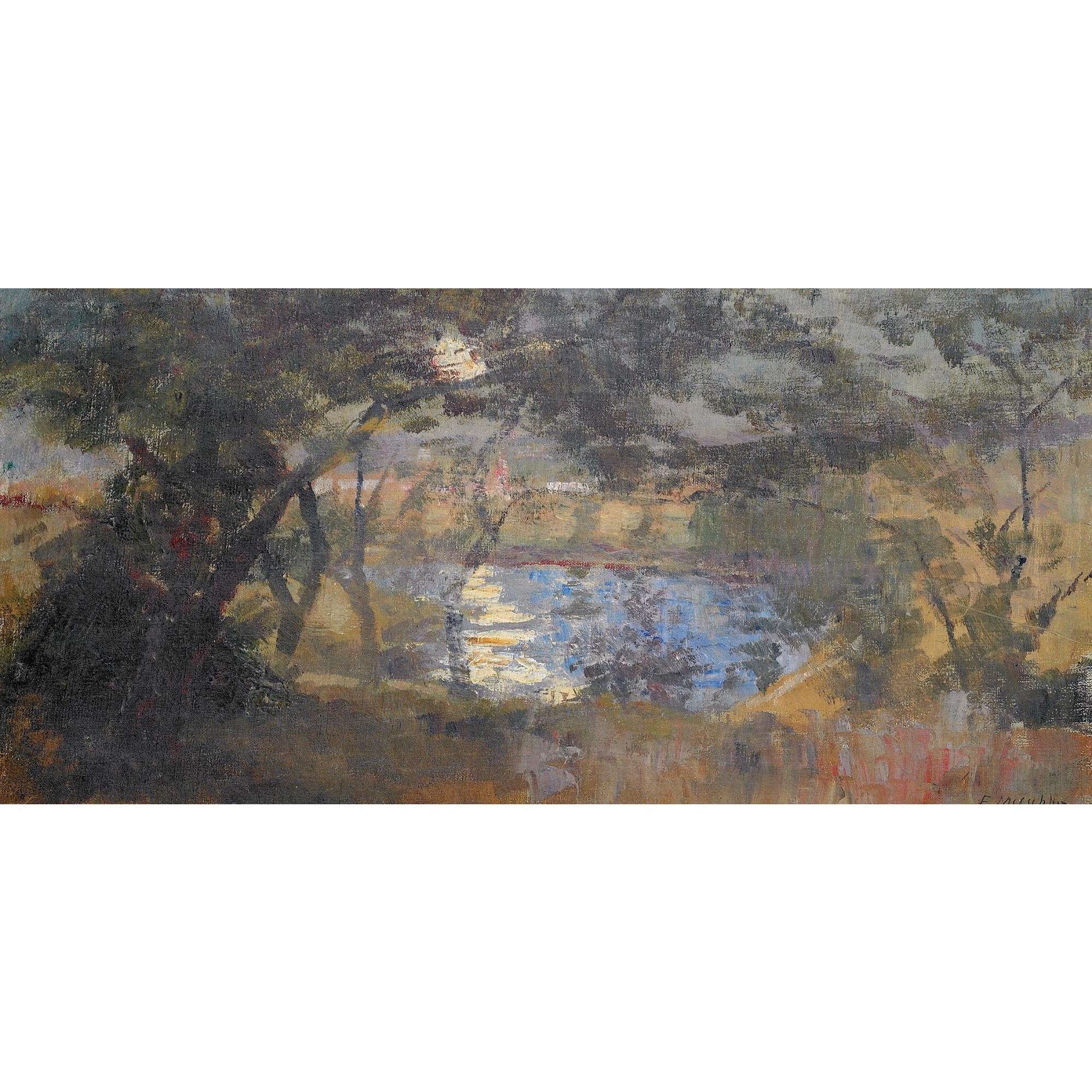 Frederick Mccubbin - Australian silver Moonlight