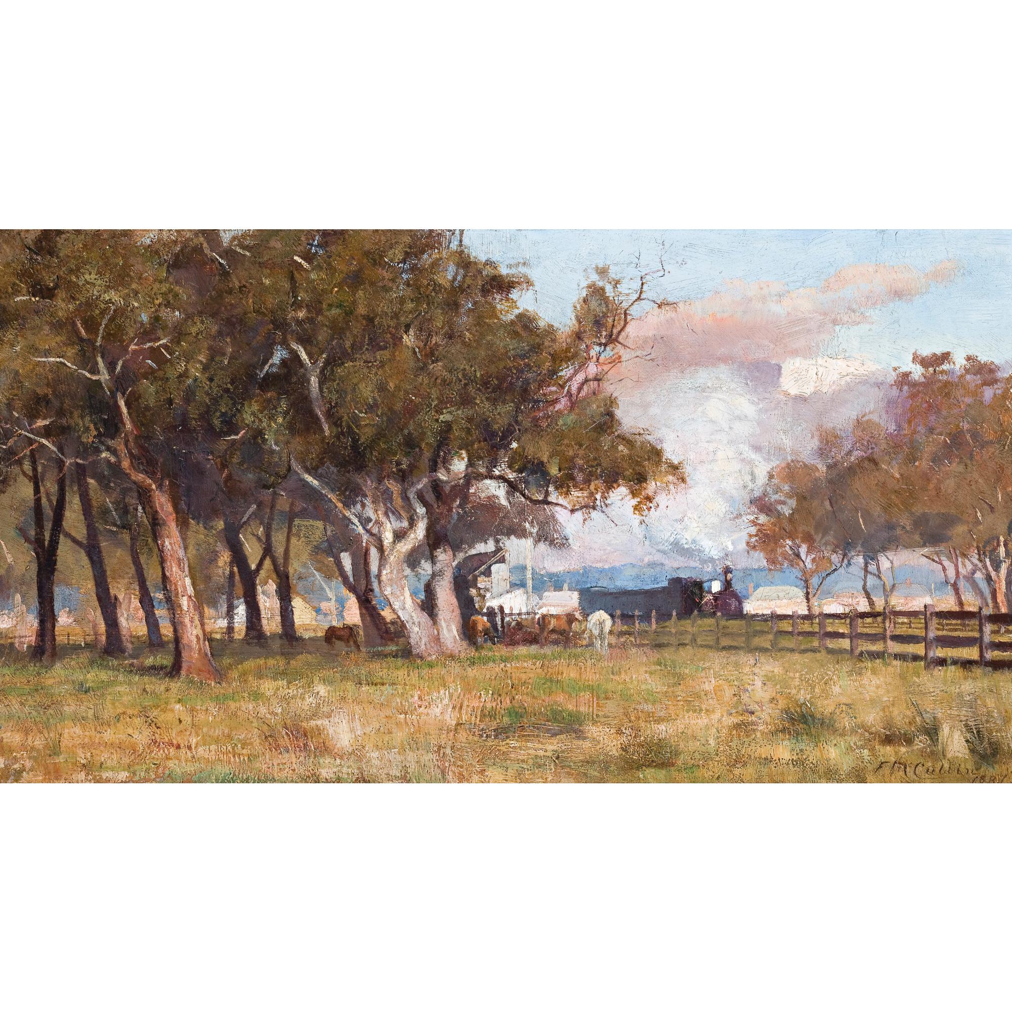 Frederick McCubbin - Australian The Morning Train