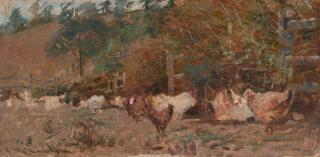 Frederick McCubbin - Chickens