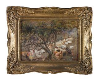 Frederick McCubbin - Fowls, Macedon, 1908