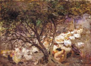 Frederick Mccubbin - Fowls, Macedon